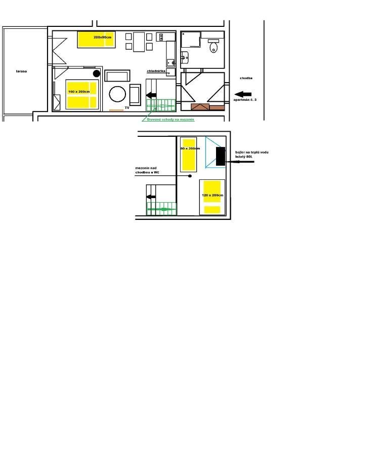 Apartman & Studio Tyrkys Spiezovec دونوفالي المظهر الخارجي الصورة